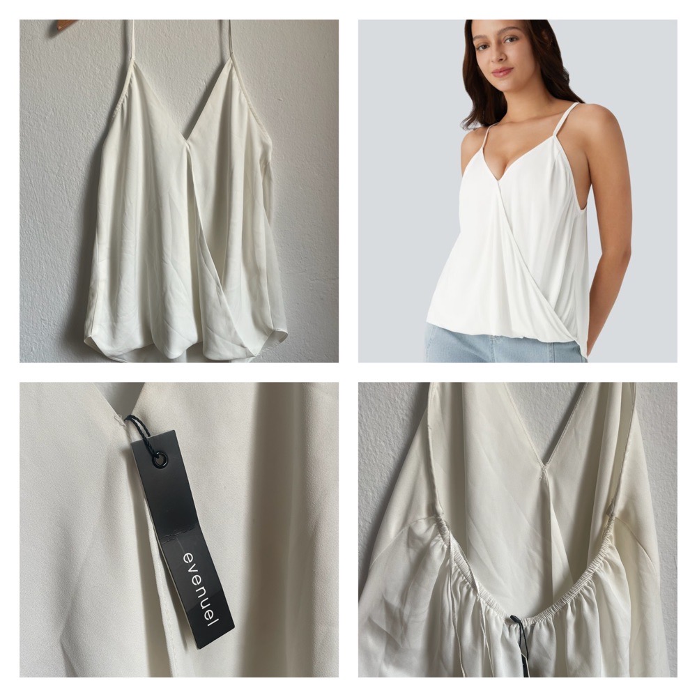 Top blanc taille S avec étiquette
