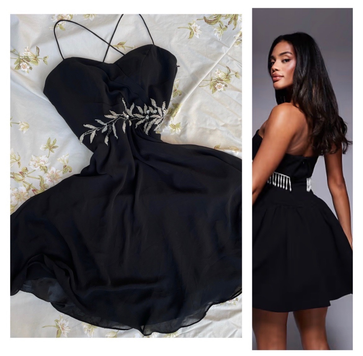 Robe soiree noire taille S/M