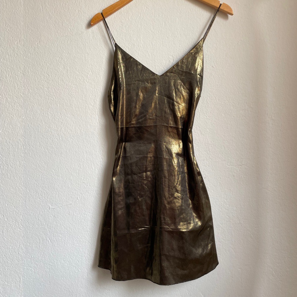 Robe metallique taille S/M 