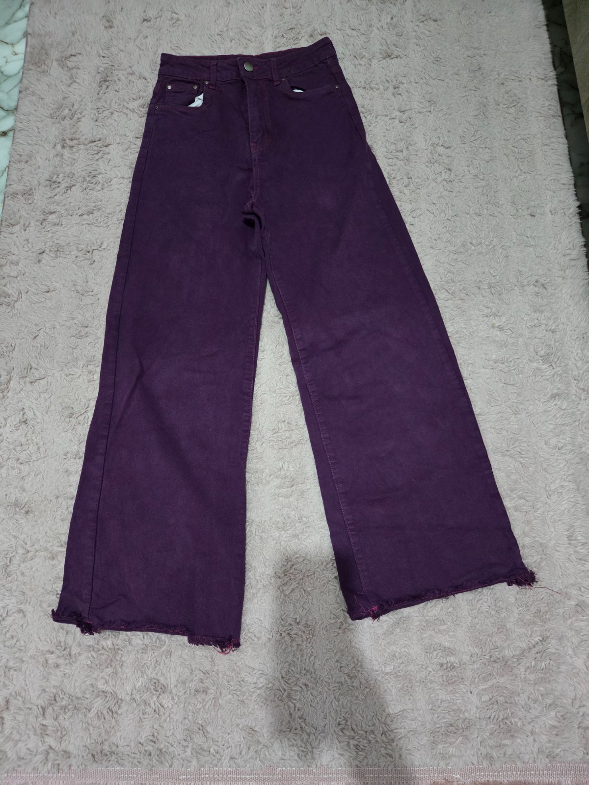Pantalon violet jeans