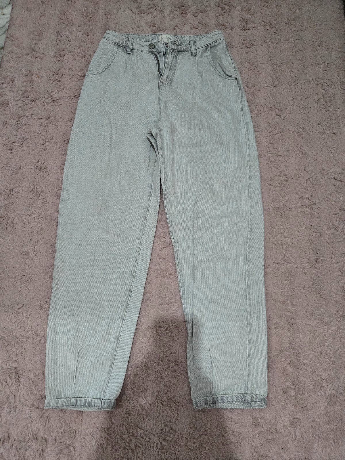 Jeans gris boyfriend