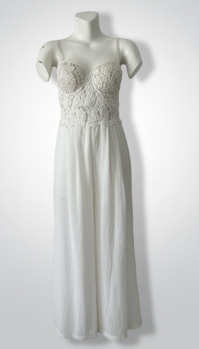 Combinaison blanche chic