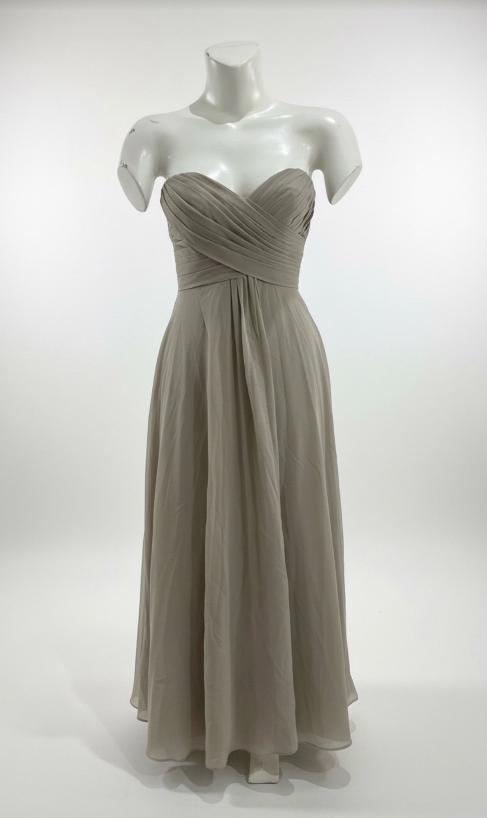 Robe soirée beige