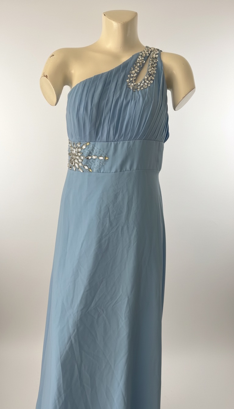 Robe soirée bleu ciel