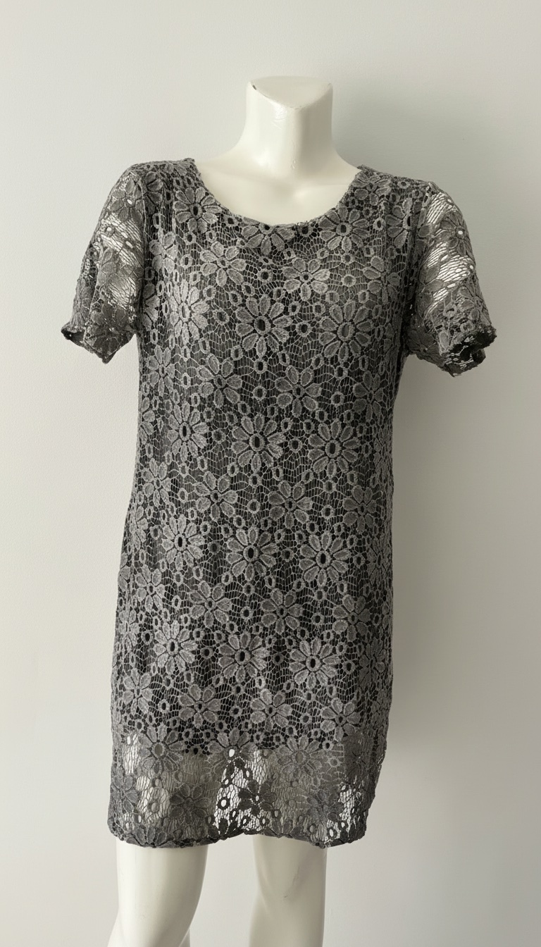 Robe gris sport chic 🩶