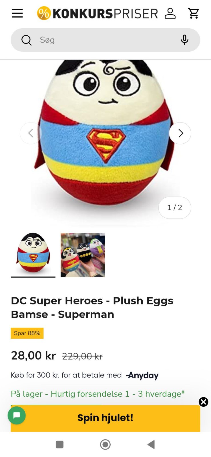 Superman egg