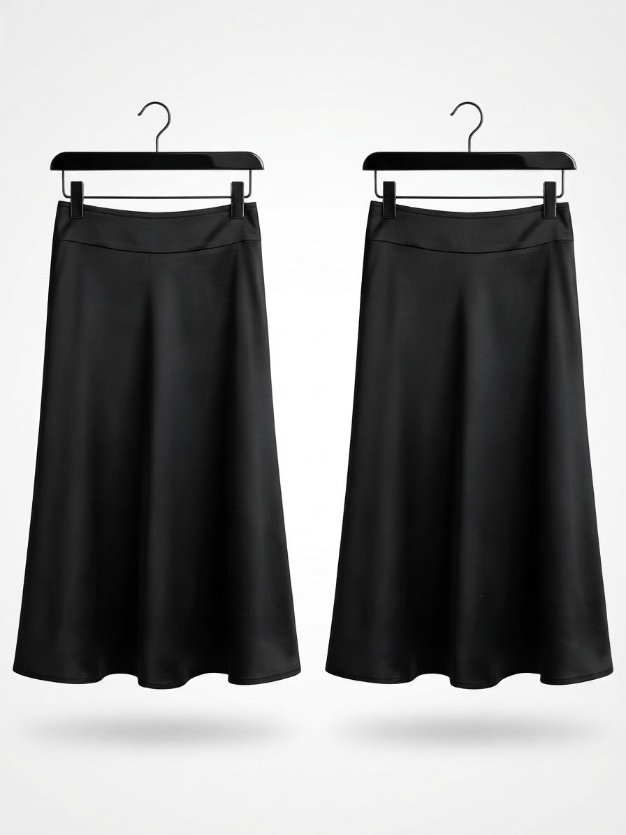 Jupe satin long