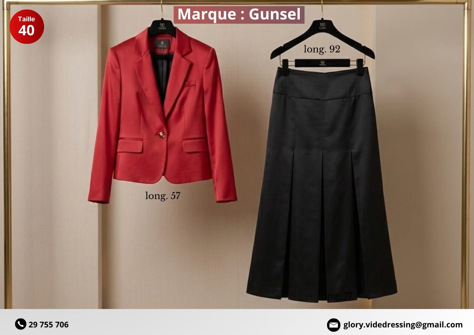 Ensemble chic de la marque Gunsel