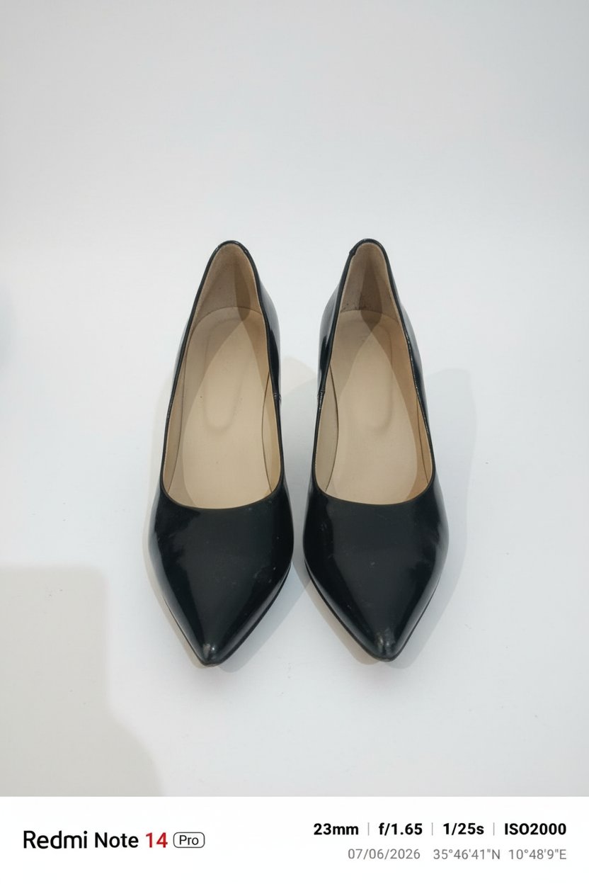 Escarpin noir vernis 