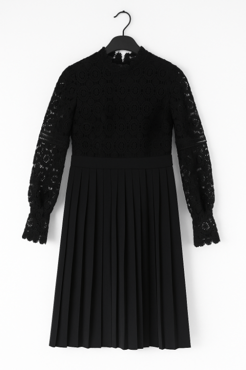 ✨ Robe Noire Jeune & Élégante ✨