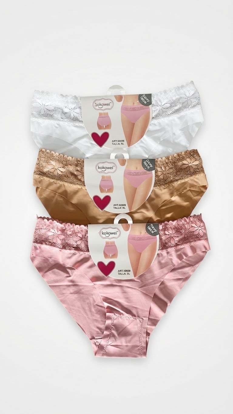 Lot de 3 culottes invisible