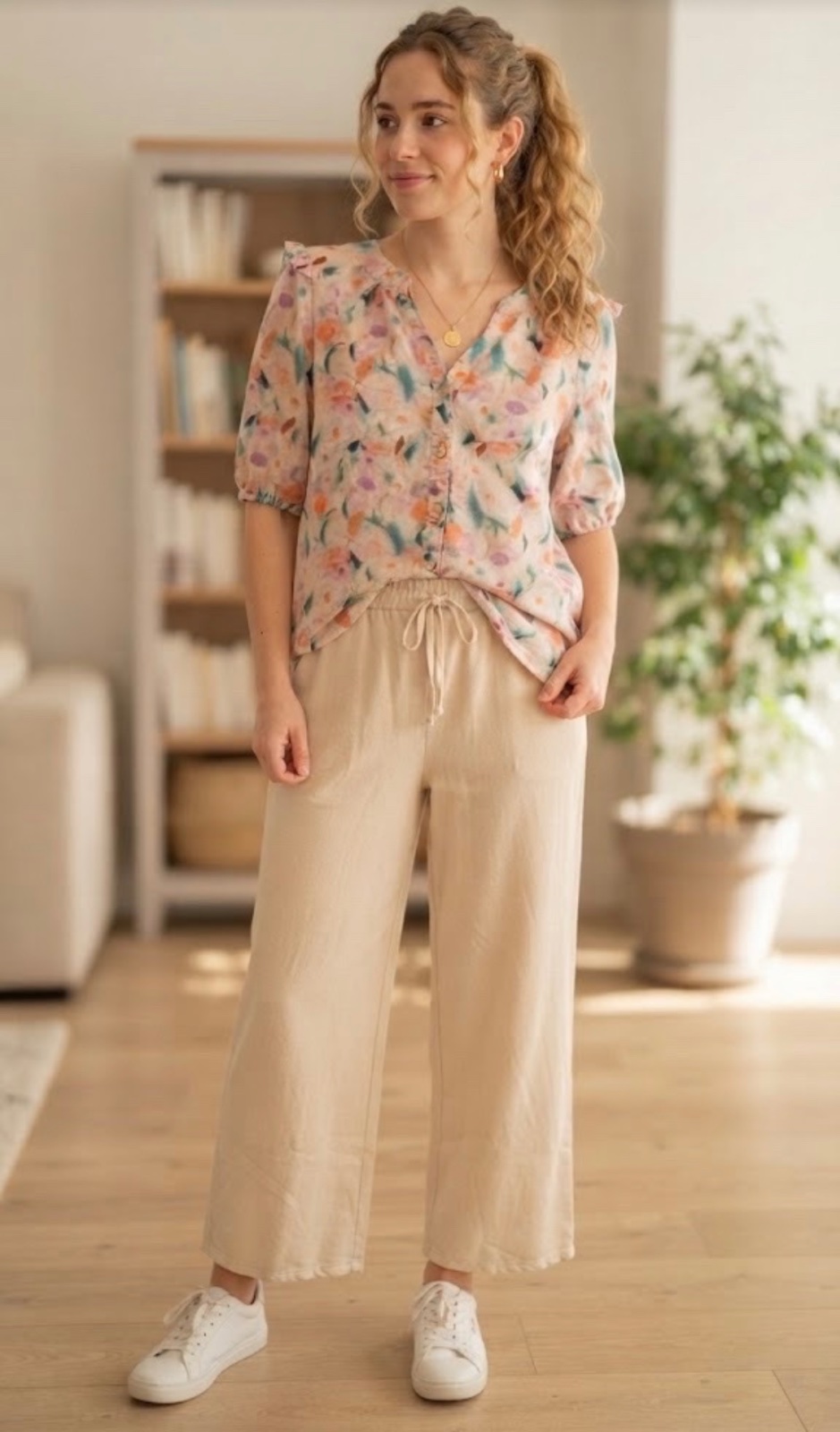 Pantalon KOTON beige