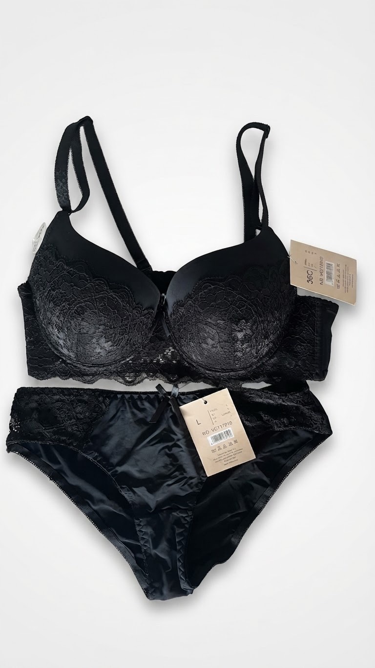 Lingerie 2 piéces noir