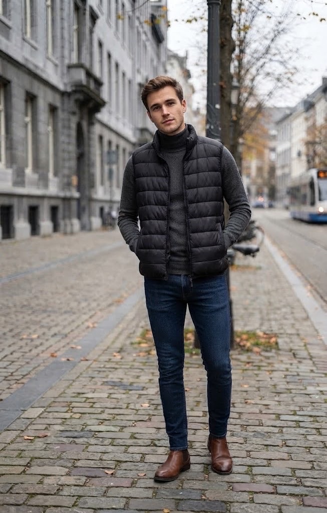 Doudoune noir sans manches PRIMARK imperméable