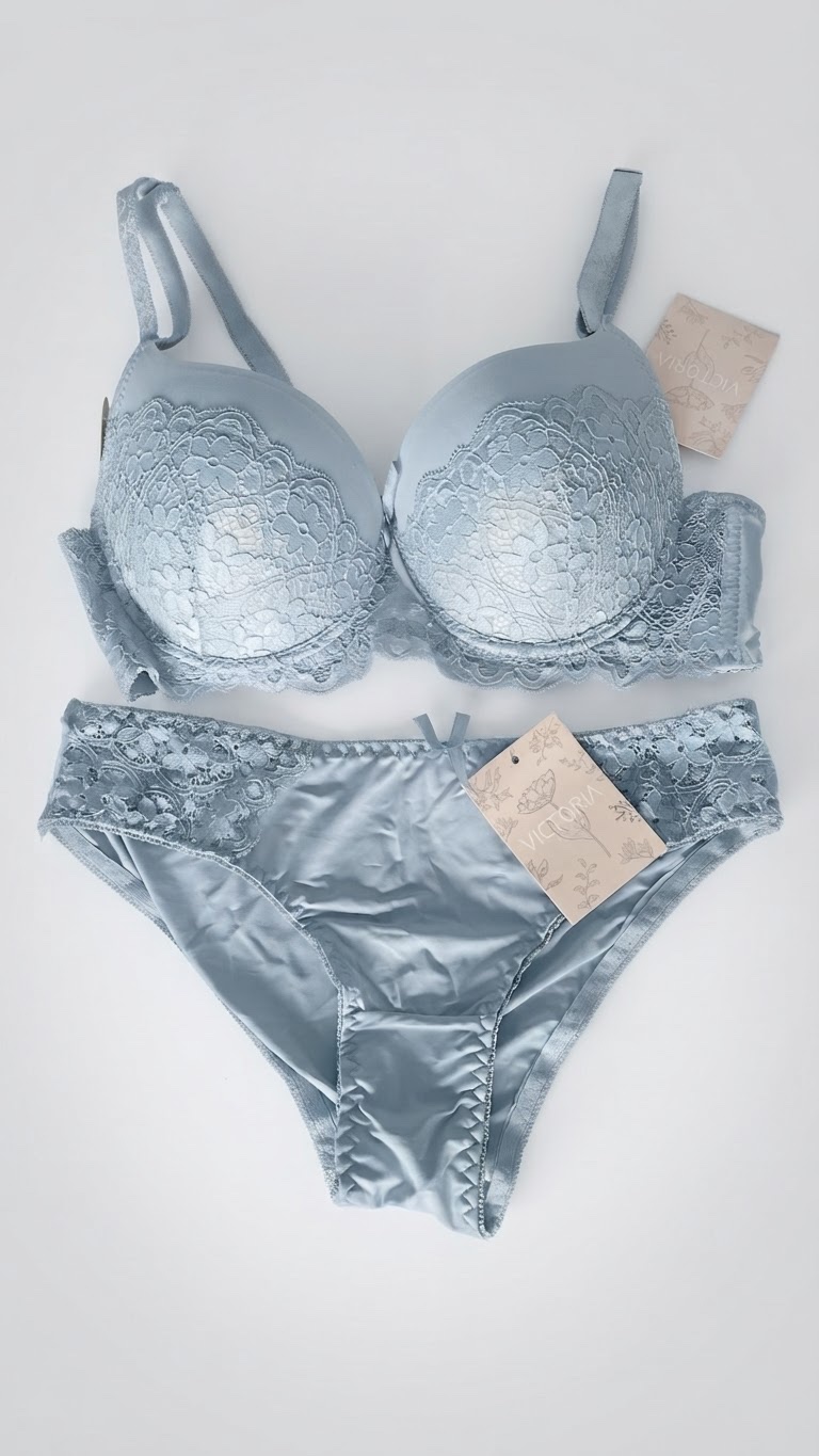 Lingerie 2 piéces gris