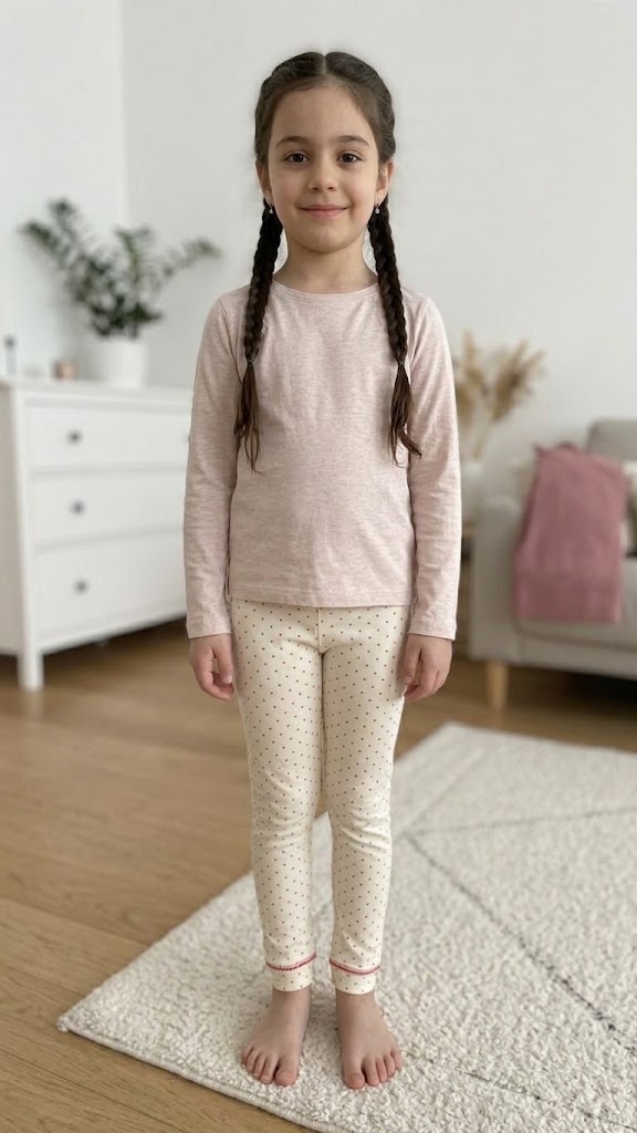 Ligging petit points fille 3 ans 
