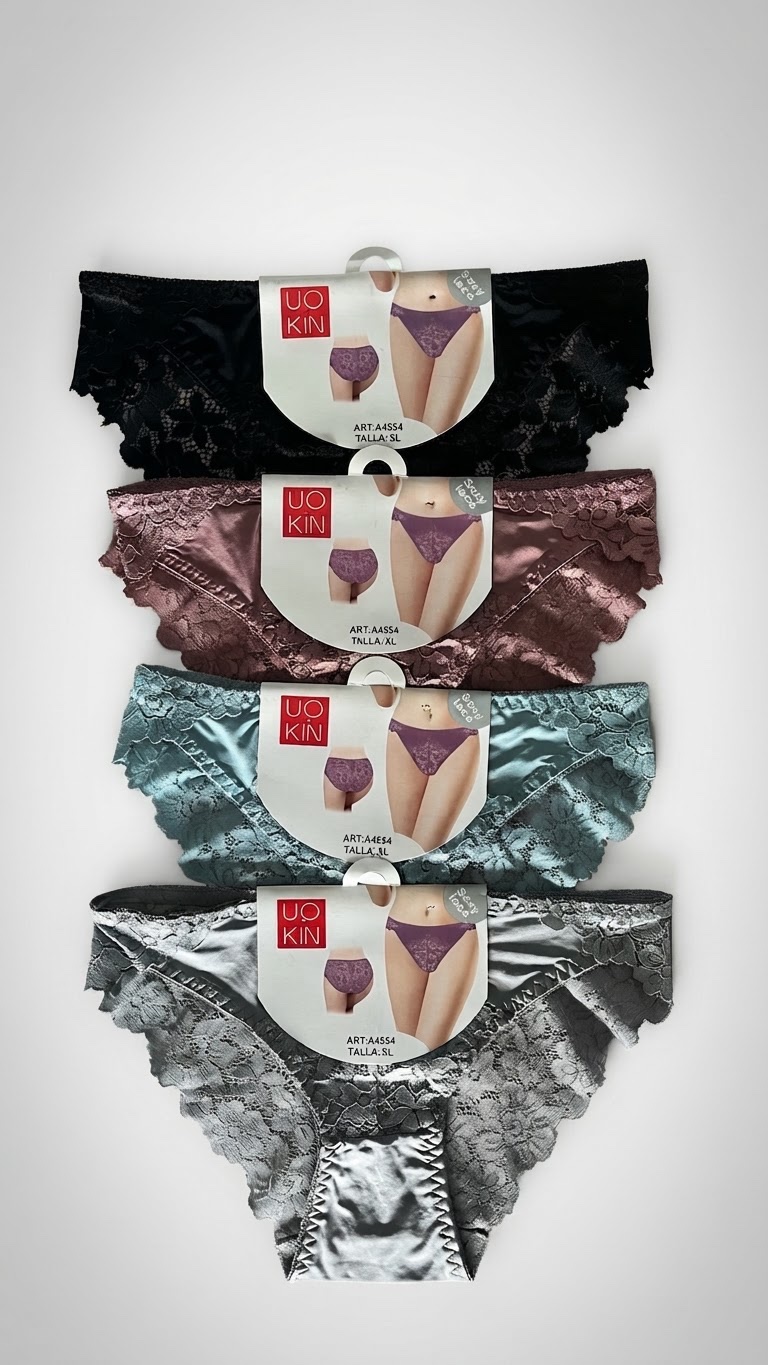 Lot de 4 culotte dentelles