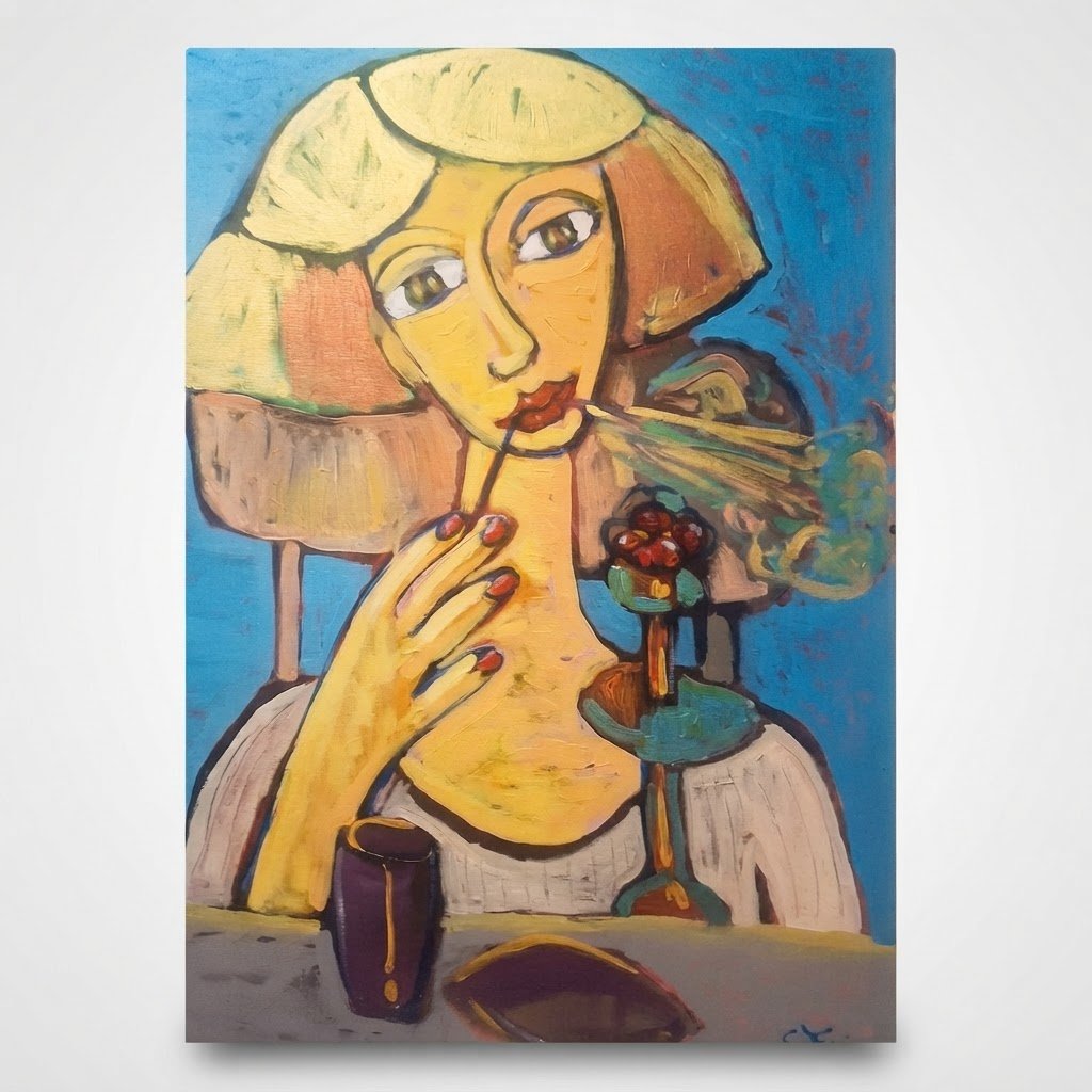 🫆🫆Cause départ  je mets en vente ce magnfique  tableau d’un peintre connu : Feiez