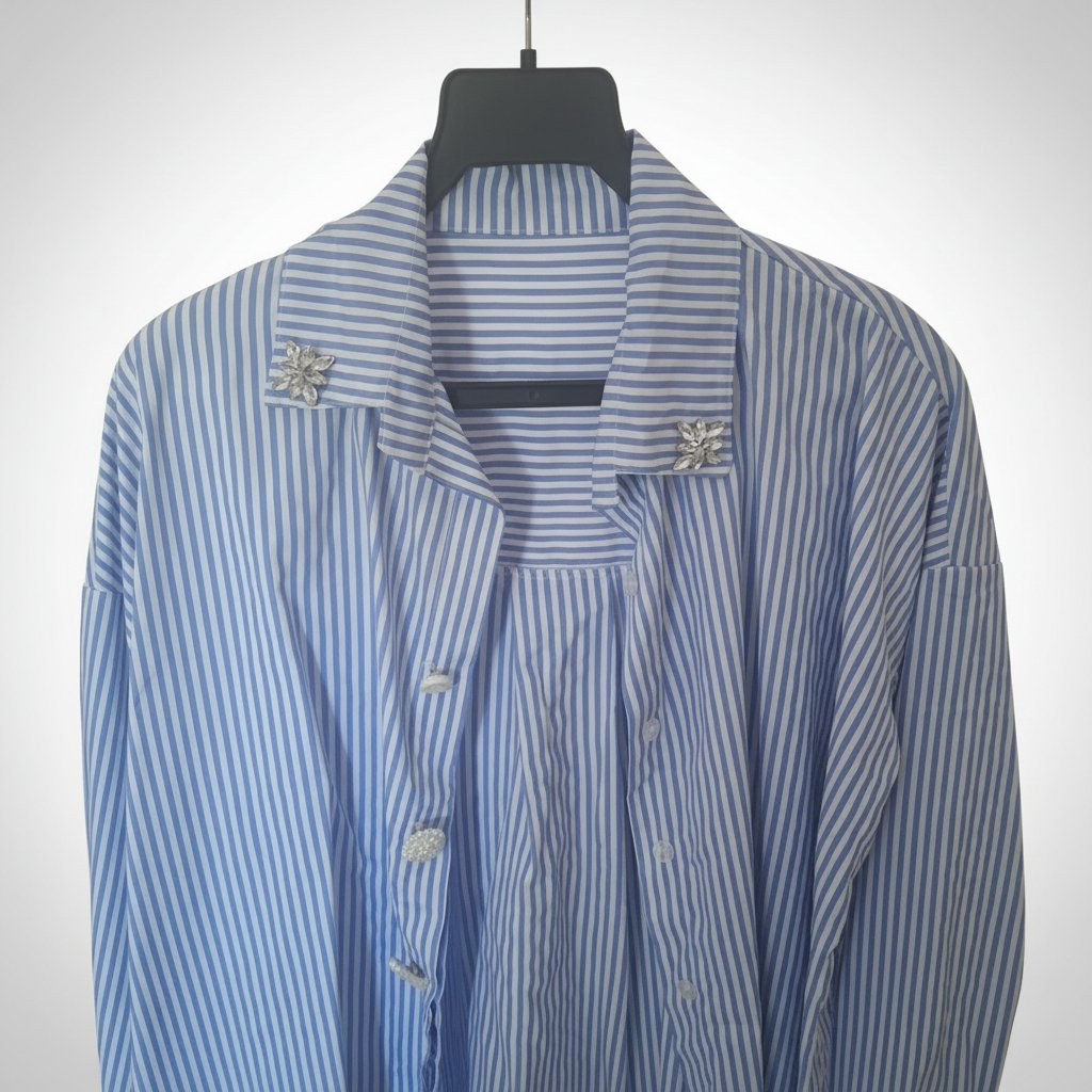 🫆🫆Magnifique  chemise rayée achetée des GALERIE LAFAYETTE A EXCELLENT  PRIX 