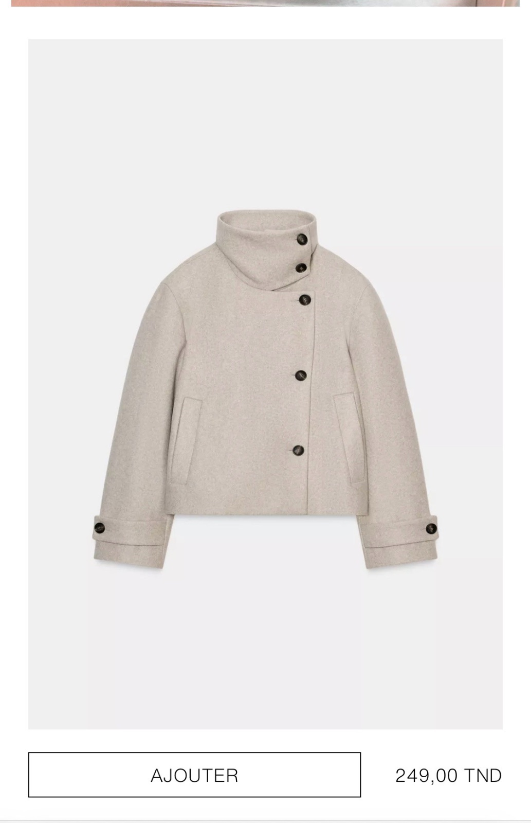 Manteau court 