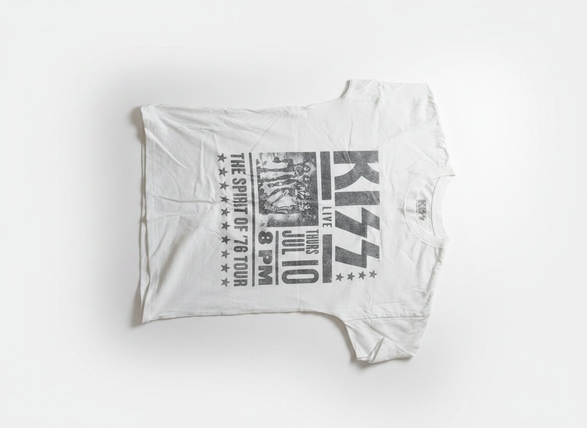 AUTHENTIC KISS  T SHIRT 
