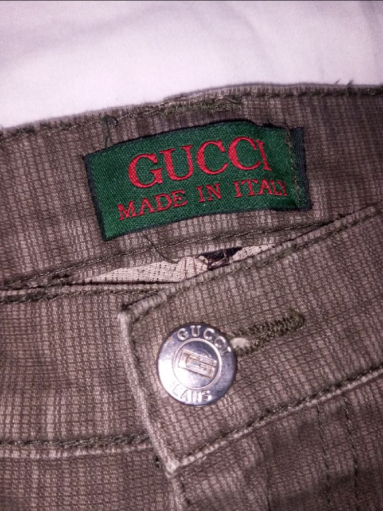 Gucci Olive Green jeans