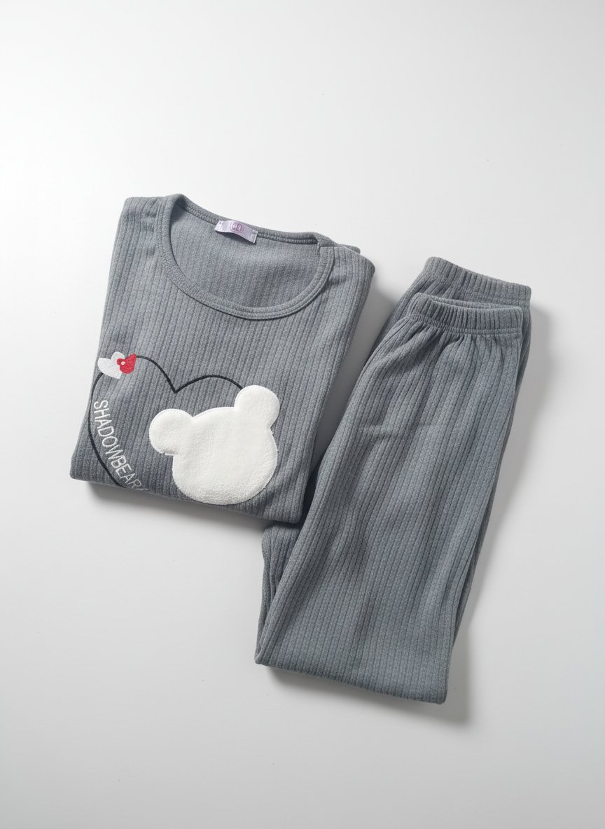 Pyjama gris taille L neuf