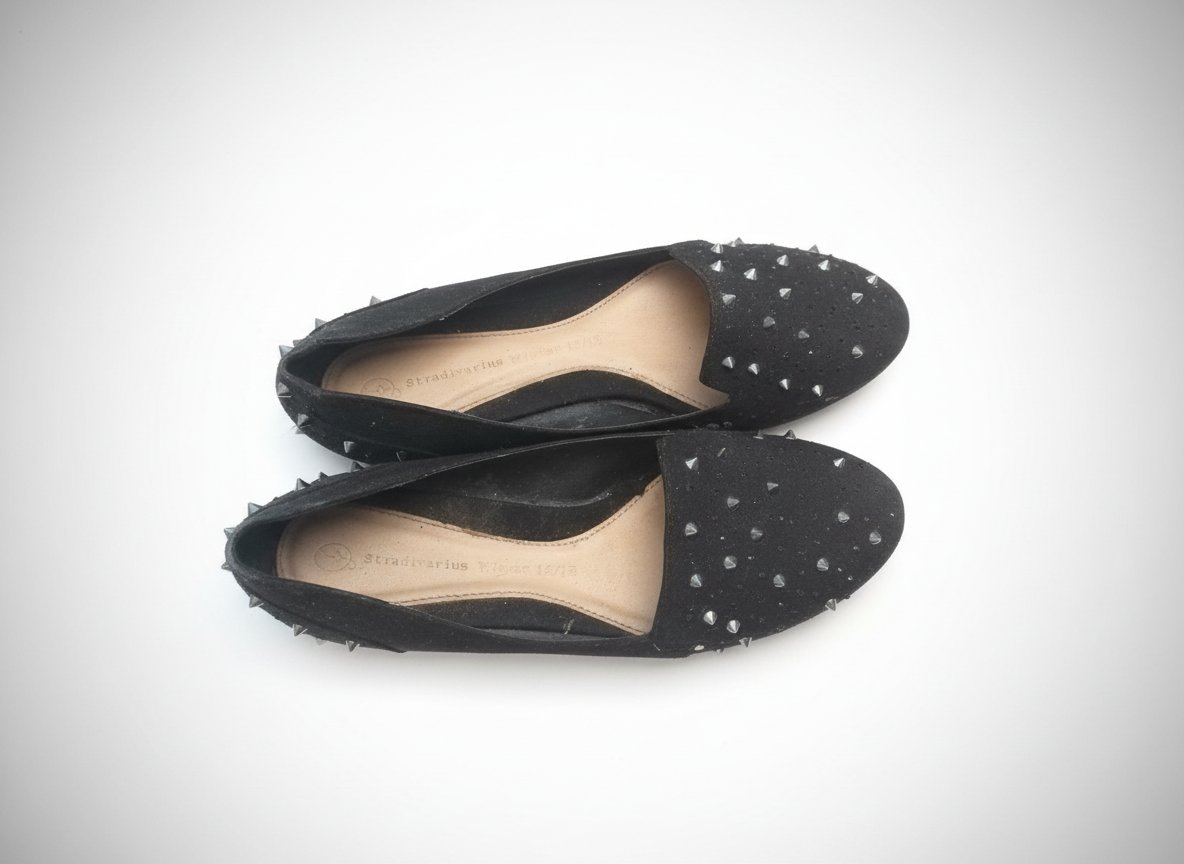 Mocassin noir stradivarius 