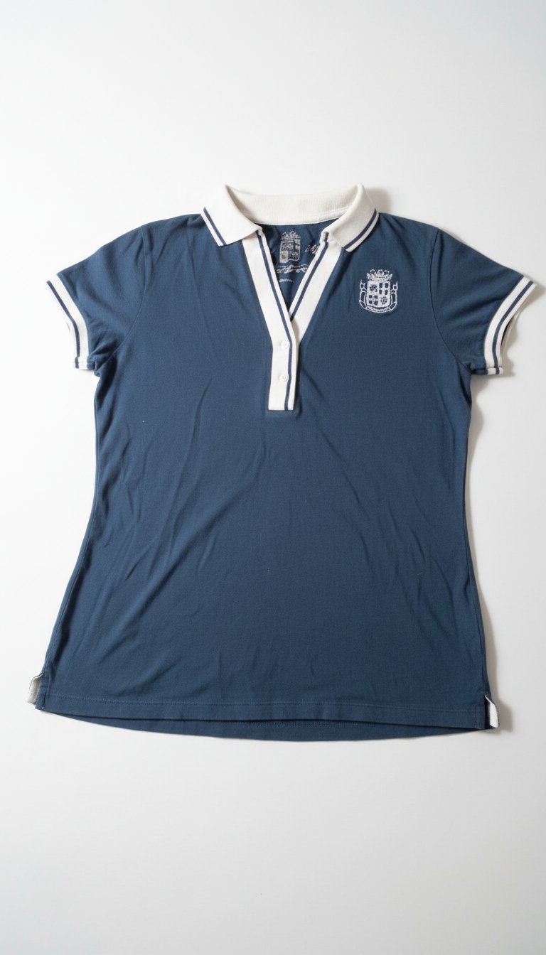 T-shirt Polo bleu marine