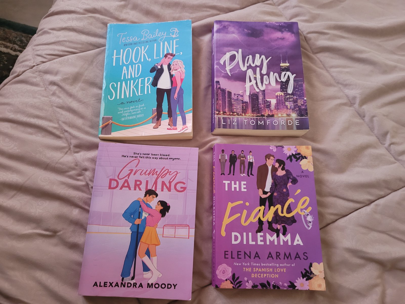 4 english romance books 