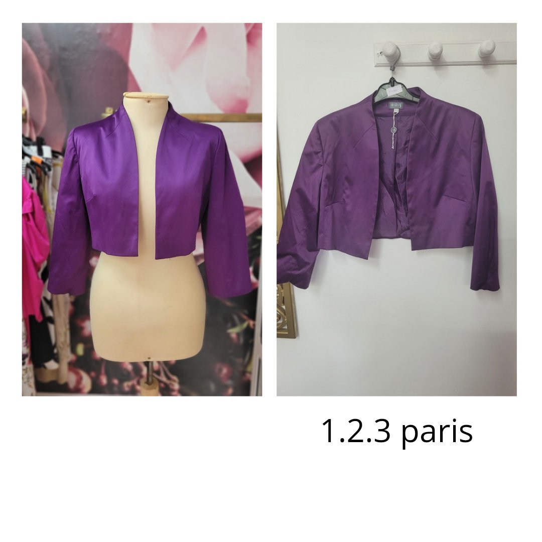 Veste mauve 1.2.3 paris 
