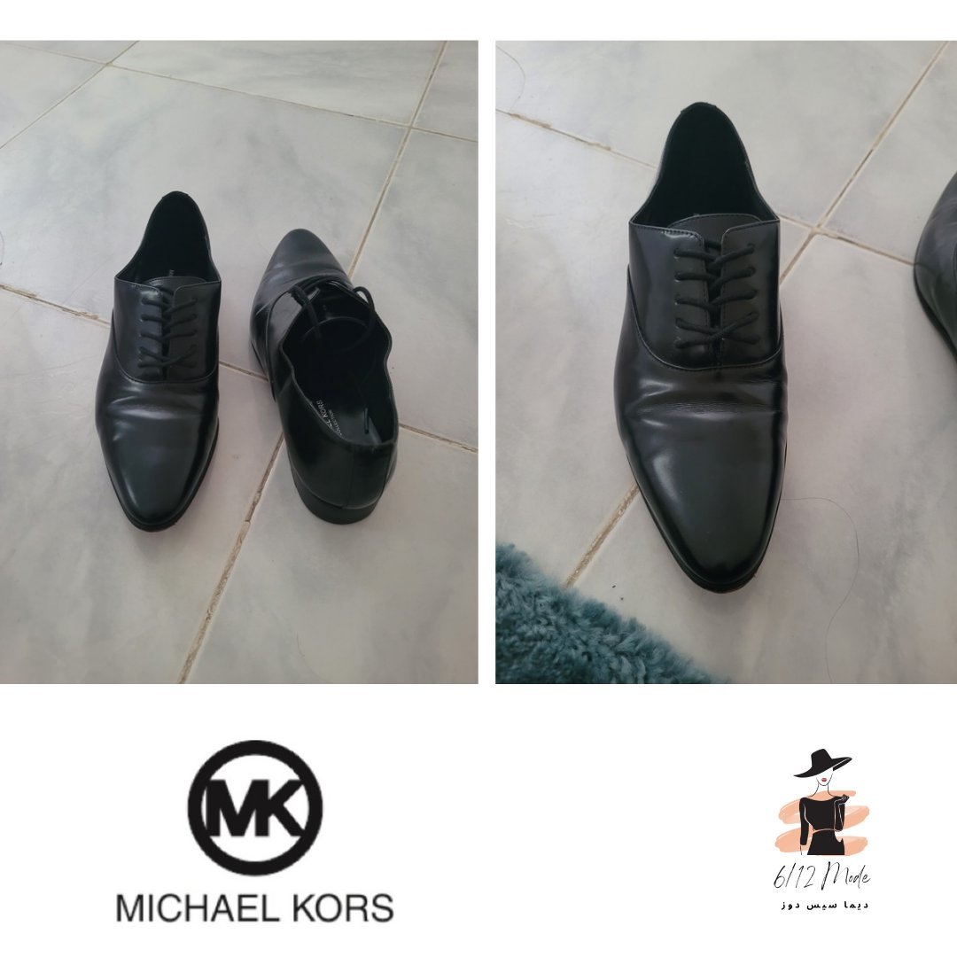 Derbies noires Mickeal Kors en vrai cuir