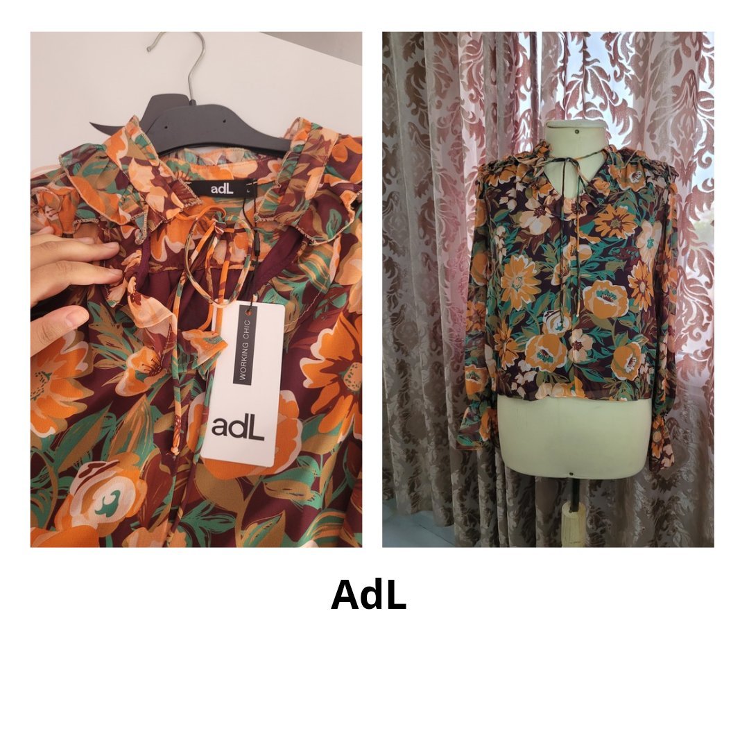 Chemise a motif fleuri adL neuve 
