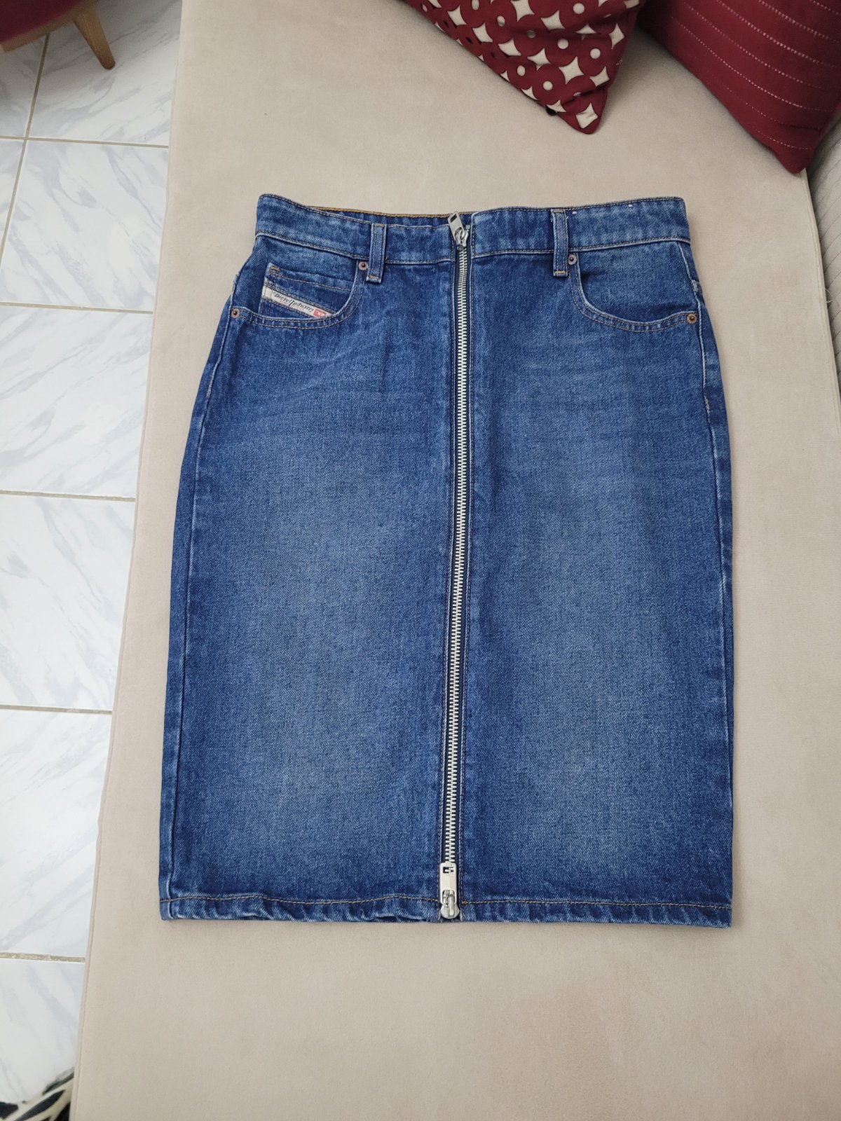 Sublime Jupe denim bleu Diesel premium quality