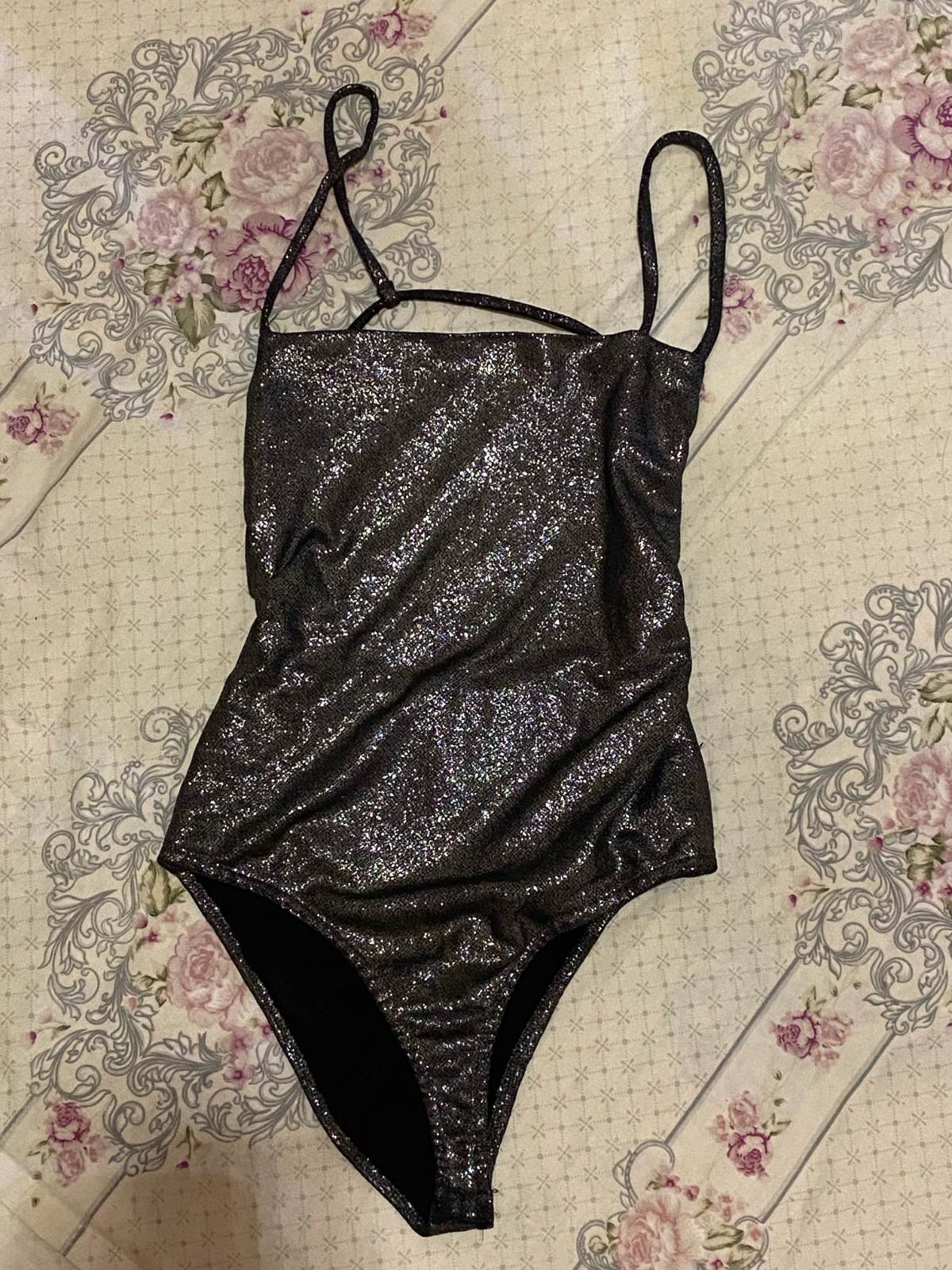 Body/Maillot une pièce pailleté Bershka (Special Edition)