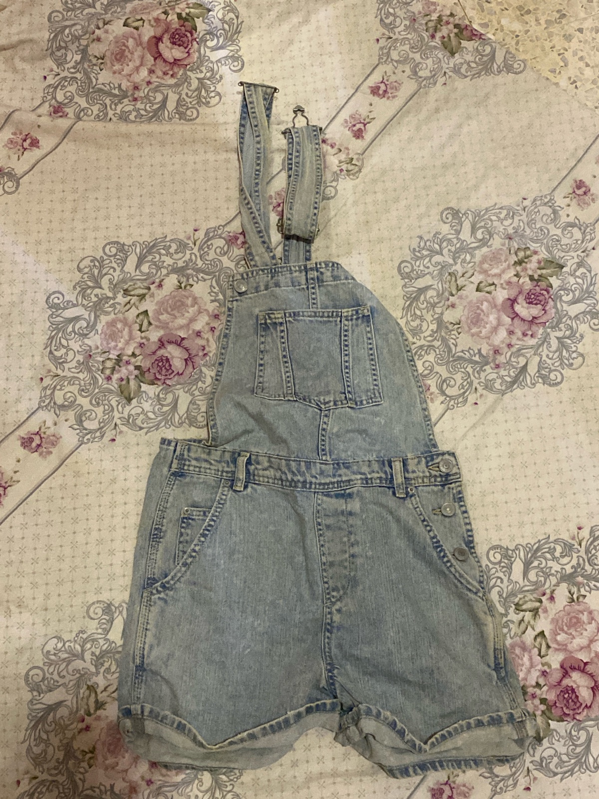 Salopette short en jean Topshop MOTO (EUR 36 / S)