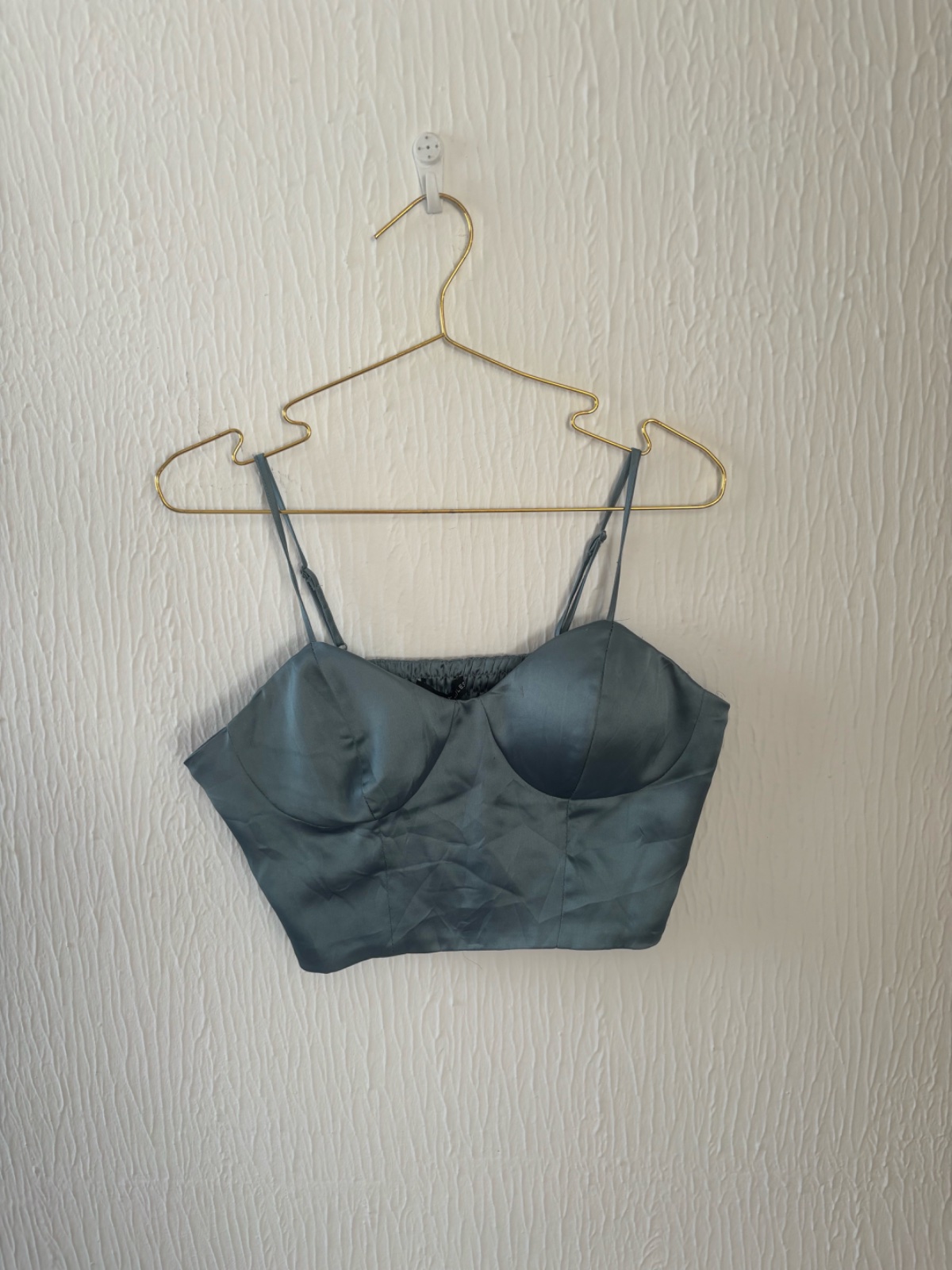Top bustier en satin M