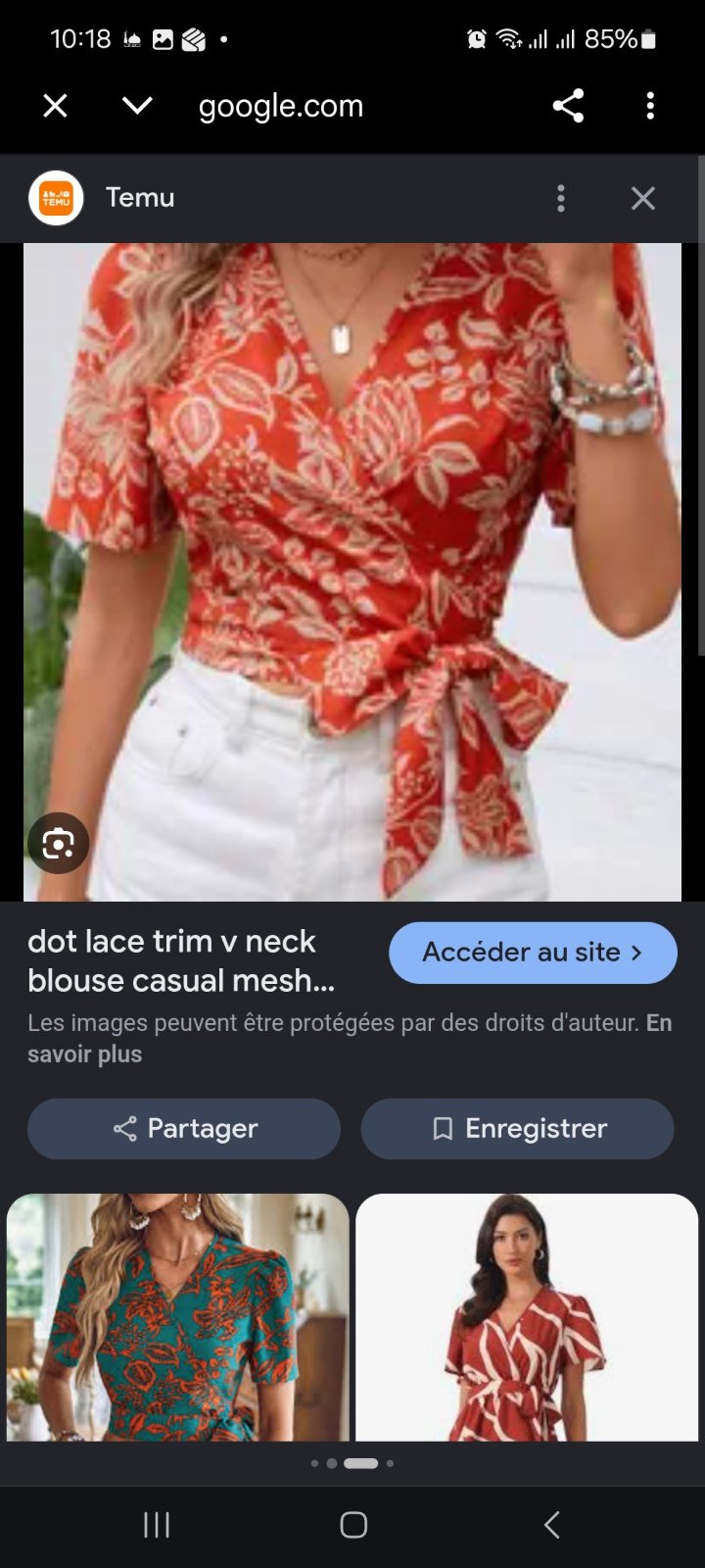 Chemise rouge