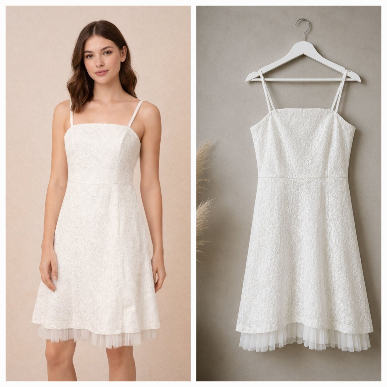 Marque BIk Bok- Robe blanche bretelle ou sans bretelles 