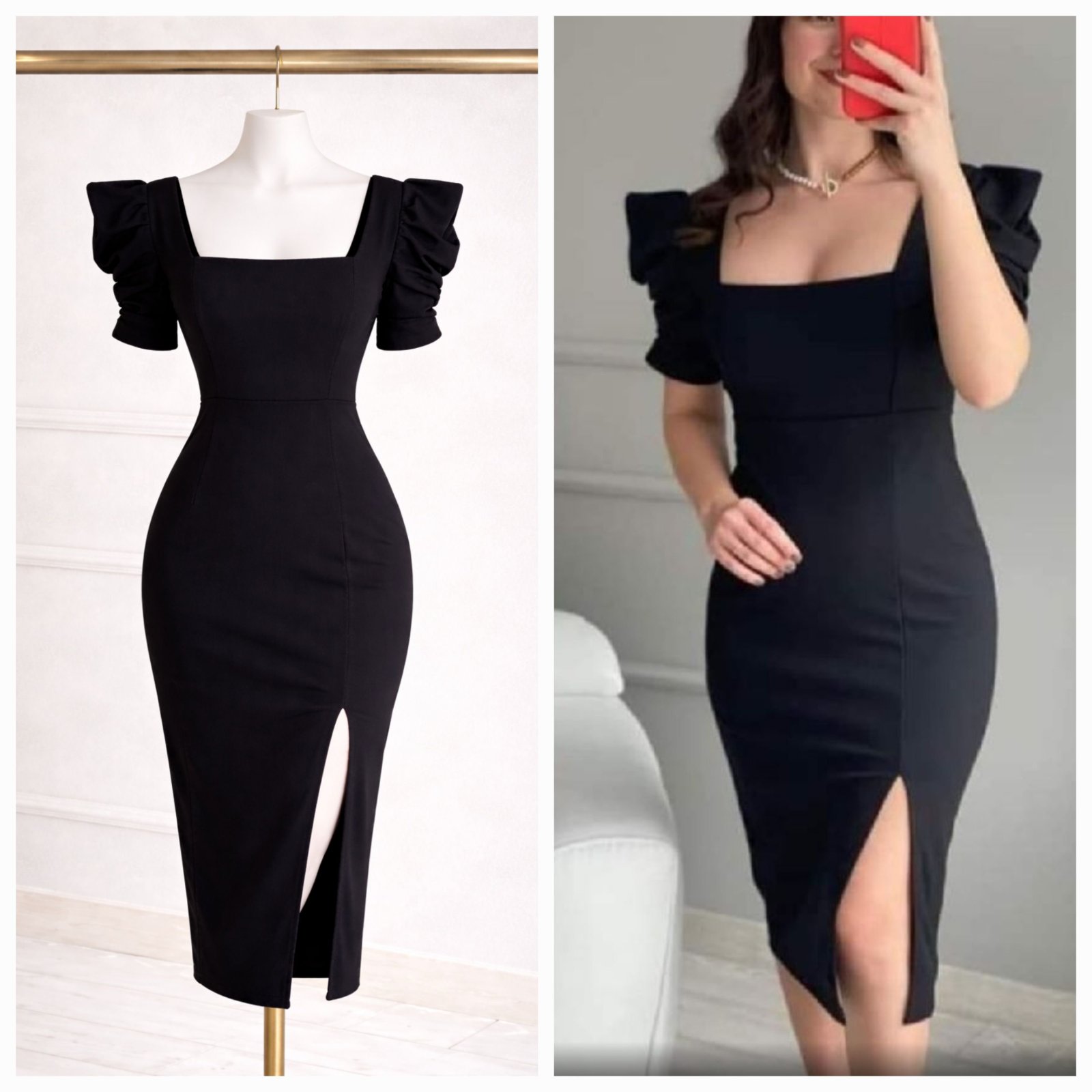 Robe noire chic