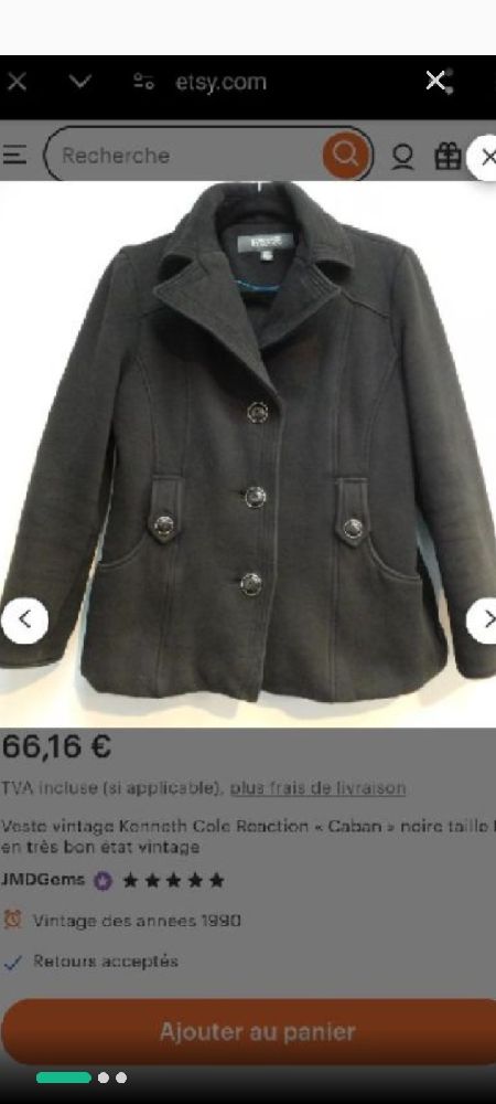 Manteau Kenneth Cole 
