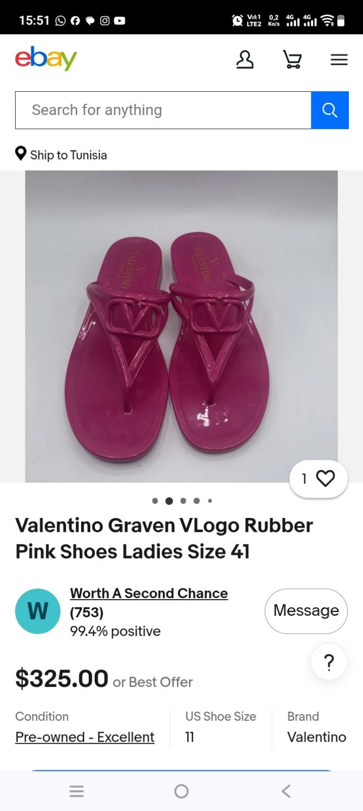 Mules en plastique 