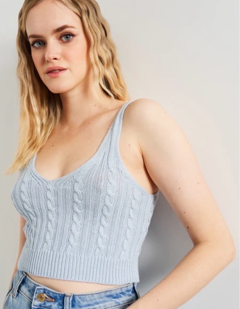 Top bleu