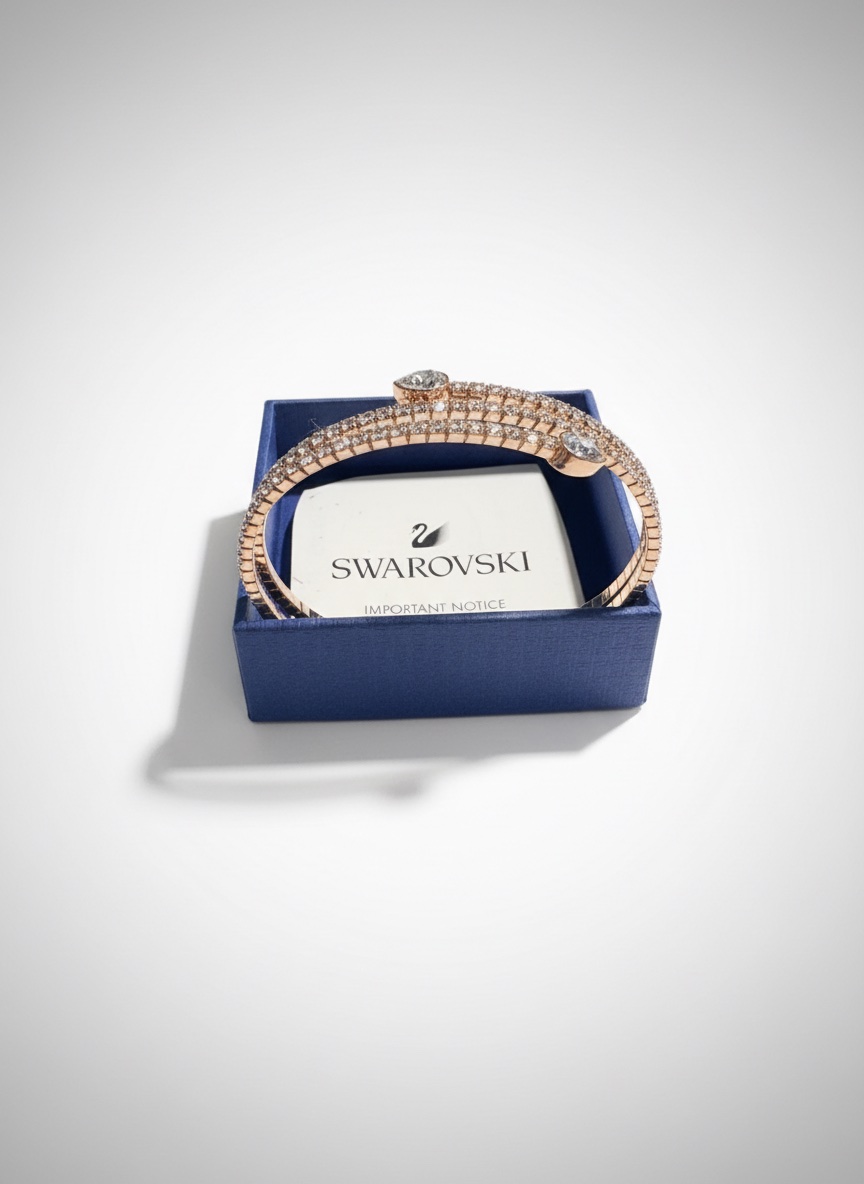 Bracelet SWAROVSKI manchette Twisty Rose Gold