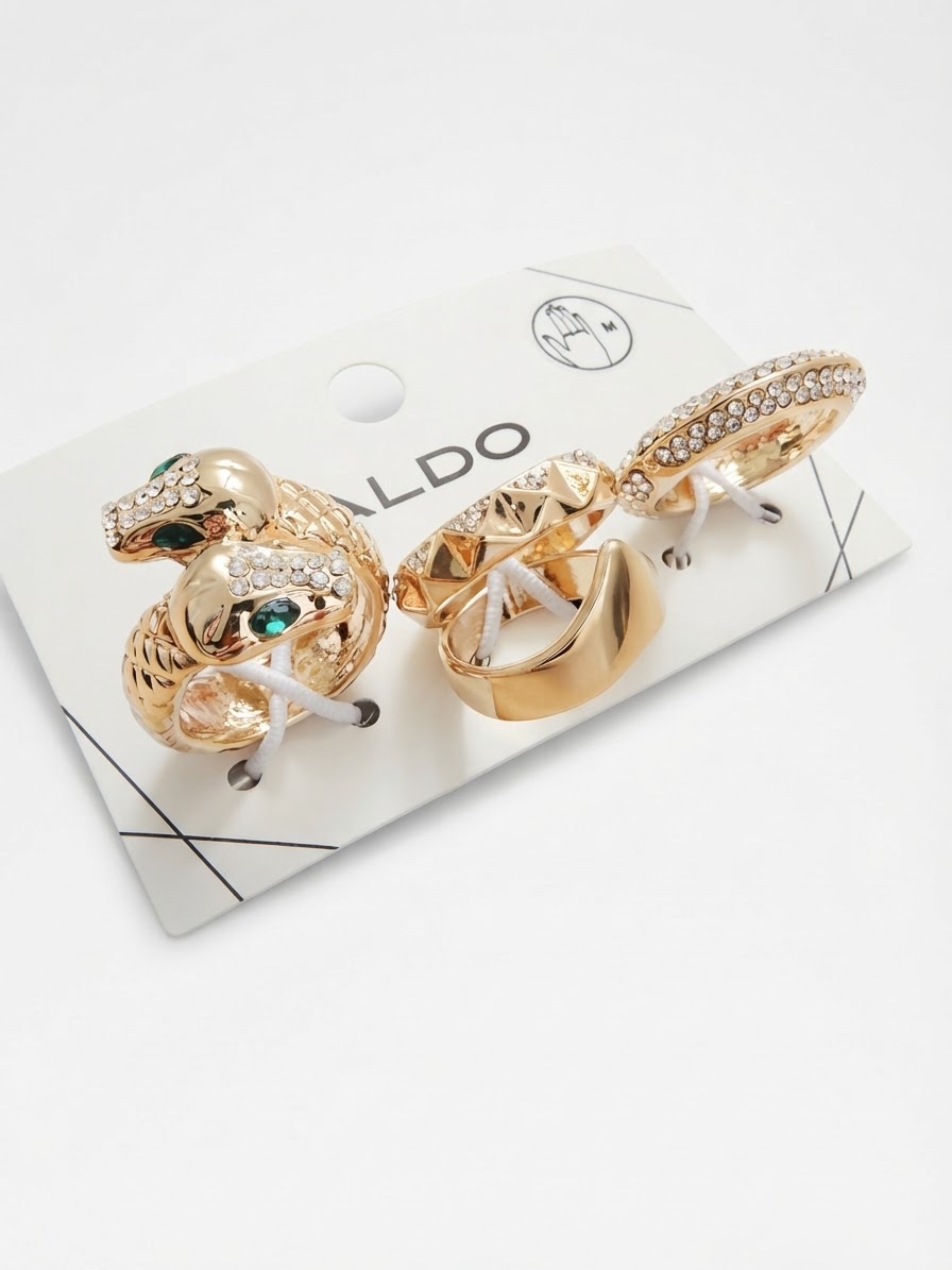 Set de 4 bagues Aldo taille M