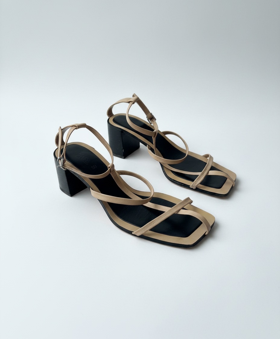 Sandales Zara beige