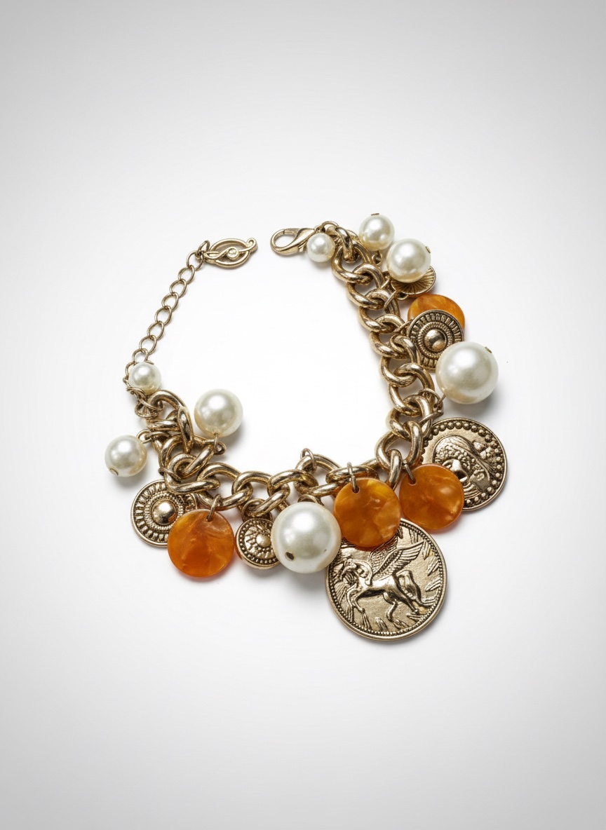 Bracelet en métal doré Style vintage, bohème chic et élégant