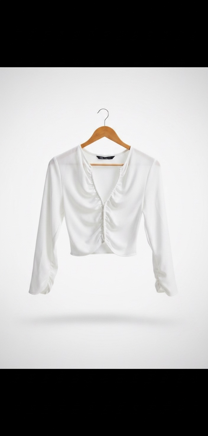 Gilet courte avec des boutons