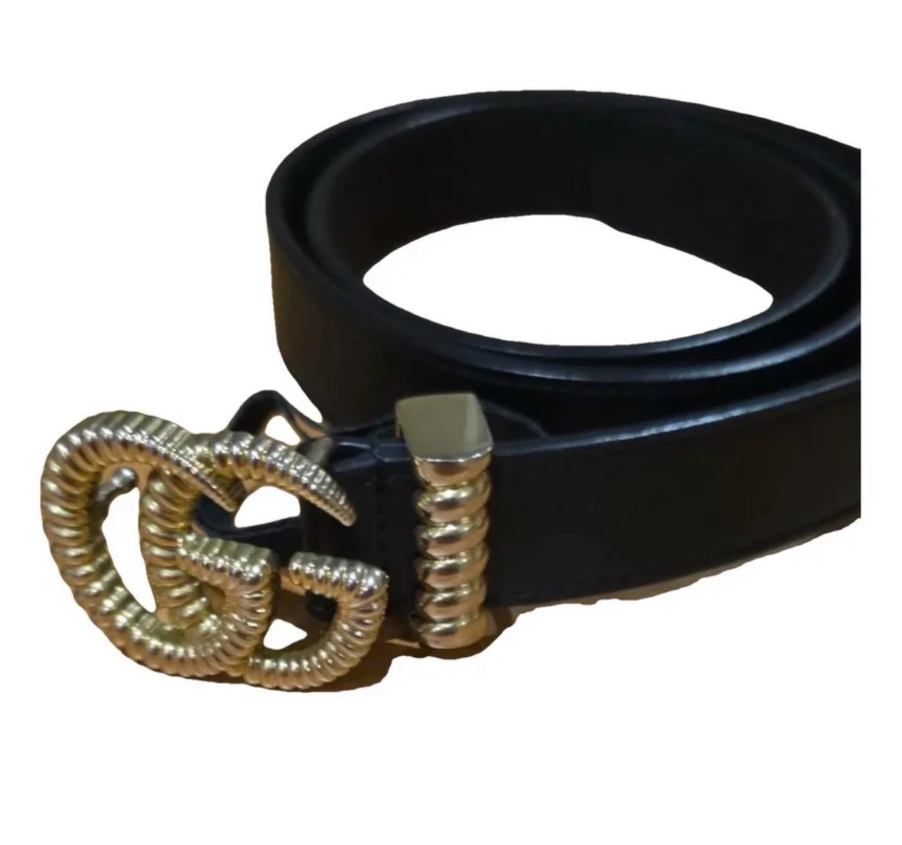 GUCCI Ceinture en cuir GG Buckle 75 cm Bon état