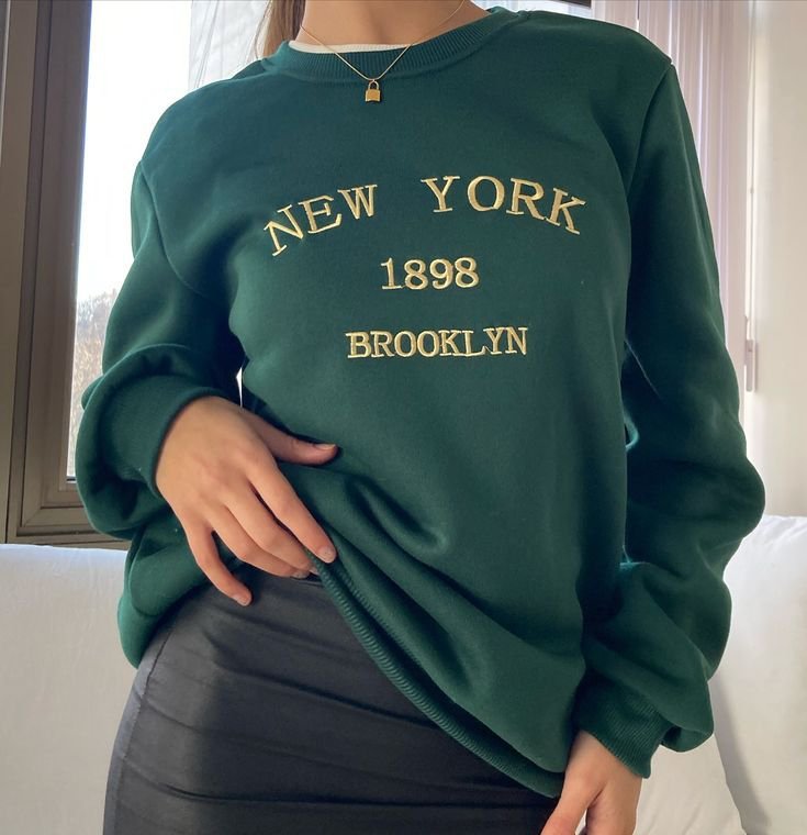 Pull vert de la marque Shein